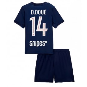 Paris Saint-Germain Desire Doue #14 Replica Home Minikit 2025-26 Short Sleeve (+ pants)